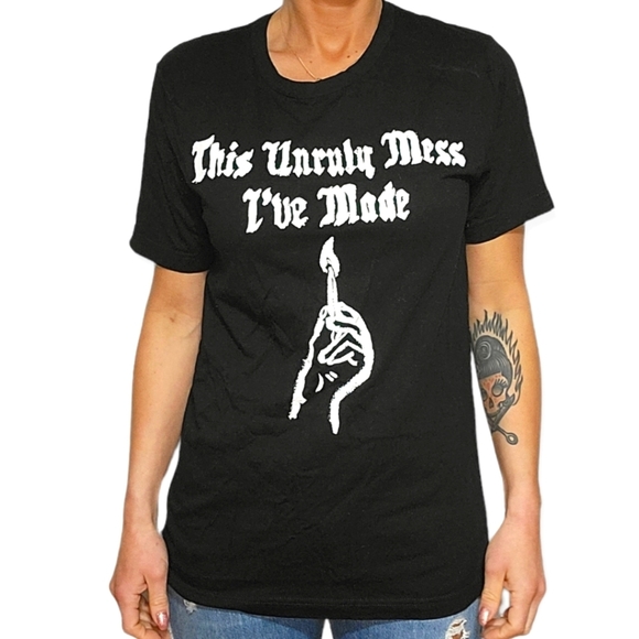 Canvas Macklemore and Ryan Lewis Shirt Size Medium Black - Picture 1 of 3